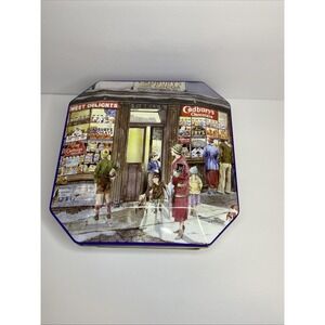 Cadbury Tin Chocolate Holidays Christmas "Vintage Sweet Shop‎ "